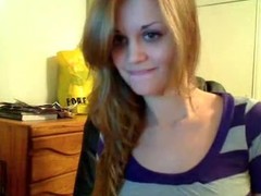 Rich brighten legal age teenager disrobes beyond webcam with an increment of begins playing yon her tits, receives in for a close with an increment of and a real worthy tease.